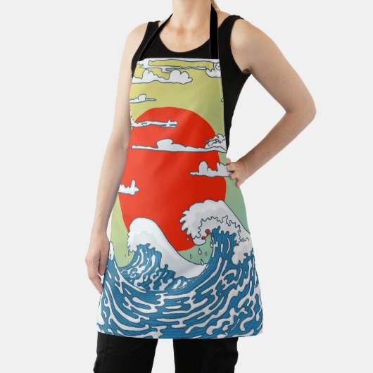 Japanische Waves Schürze (InSitu)