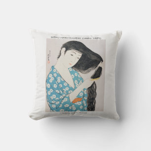 Japanische Weibliche Schönheiten - Goyō Hashiguchi Kissen