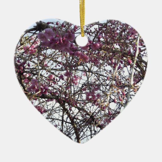 Japanische Weide Keramikornament (Vorne)