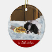 Japanische Weihnachtsgeschenke Keramik Ornament (Links)