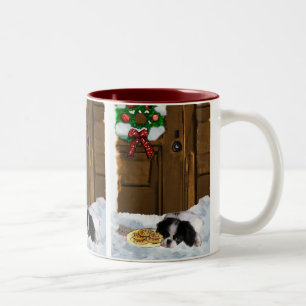 Japanische Weihnachtsgeschenke Zweifarbige Tasse