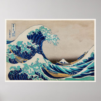Japanische Welle Poster