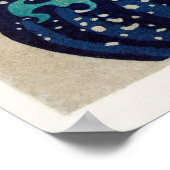 Japanische Welle Poster (Ecke)