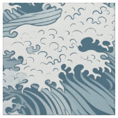 Japanische Welle Stoff (Nahaufnahme)