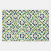 Japanische Wellen, englische Tapeten und spanische Geschenkpapier Set (Vorderseite 3)