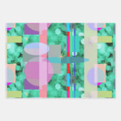 Japanische Wellen, Lapis & Gold Verlass & Spotligh Geschenkpapier Set (Vorderseite 3)