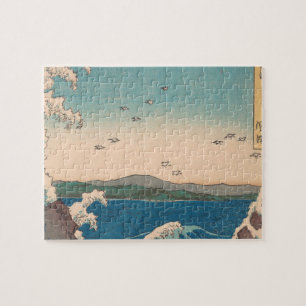 Japanische Wellen Naruto-Strudel Ozean Kunstwerk Puzzle