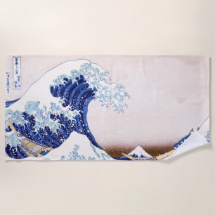 Japanische Wellen Strandtuch