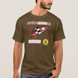 Japanische Werbeanzeige für Spielzeugrakete T-Shirt