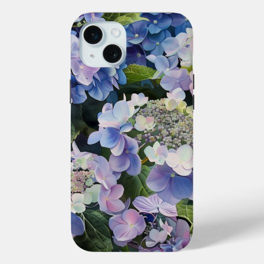 Japanische Wildblume Lacecup Hydrangea Handycase Case-Mate iPhone Hülle (Rückseite)
