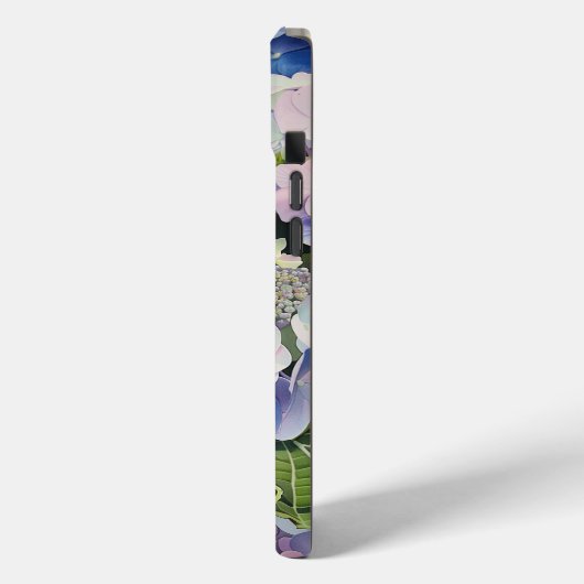 Japanische Wildblume Lacecup Hydrangea Handycase Case-Mate iPhone Hülle (Rückseite / Links)