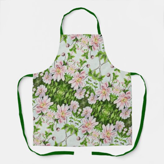 Japanische Windblumen - Schürze (Vorderseite)