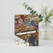 Japanische Windspiele (vier) Postkarte (Stehend Vorderseite)