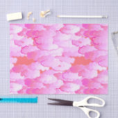 Japanische Wolken, Dämmerung, Orchideen-Rosa und Seidenpapier (Handwerk)