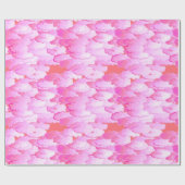 Japanische Wolken, Morgenröte, Orchideenrosa und K Geschenkpapier (Flach)