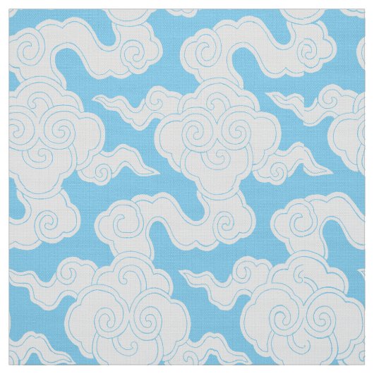 Japanische Wolken-Schablone Ise Katagami-Muster Stoff (Muster)