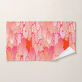 Japanische Wolken, Sonnenuntergang, Korallen, Fuch Badhandtuch Set (Handtuch)