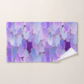 Japanische Wolken, Twilight, Violet und Tief Lila Badhandtuch Set (Handtuch)
