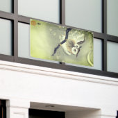 JAPANISCHE WOODBLOCK DRUCK-EULE Fahne Banner (Äußeres Gebäude)