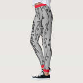 JAPANISCHE WOODBLOCK PATTERN DRUCKTE LEGGINGS