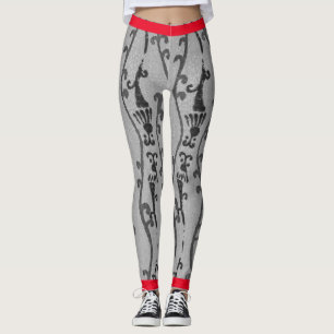 JAPANISCHE WOODBLOCK-PATTERN-LEGGINGS LEGGINGS