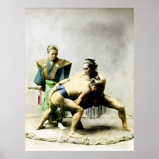 Japanische Wrestler Poster (Vorne)