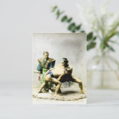 Japanische Wrestler Postkarte (Stehend Vorderseite)