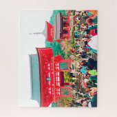 Japanische wunderschöne Tempellandschaft Puzzle (Vertikal)