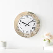 Japanische Zahlen Kanji Nummer Uhrenkrane Vögel Große Wanduhr (Zuhause)