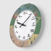 Japanische Zahlen Uhren Rosa Sakura Tree Blume (Winkel)