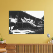 Japanische Zuhause auf dem Hawaii-Foto Leinwanddruck (Insitu (Wohnzimmer))