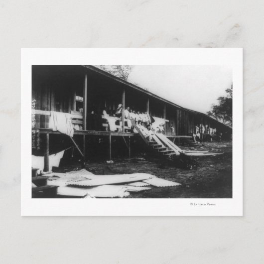 Japanische Zuhause auf dem Hawaii-Foto Postkarte (Vorderseite)