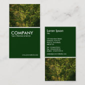 Japanische Zweigstellen 05 - Dunkelgrün Visitenkarte (Vorne/Hinten)