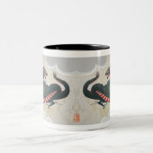 Japanische Zwillingsdrachen 11oz Zweifarbige Tasse (Mittel)
