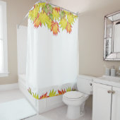 Japanischer Ahorn auf einem Duschvorhang (Beispiel)