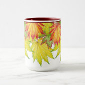 Japanischer Ahorn auf einer Combo-Tasse Tasse (Zentrum)