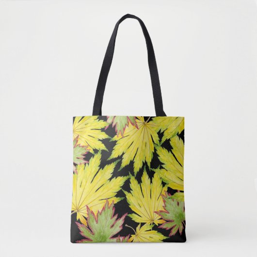 Japanischer Ahorn auf einer Tote-Tasche Tasche (Vorderseite)