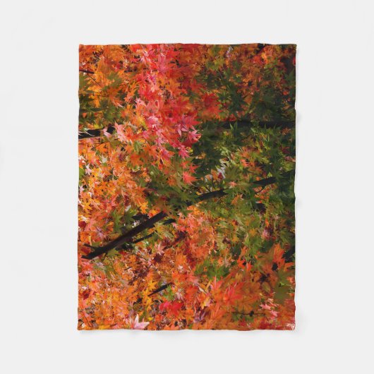 Japanischer Ahorn Fleecedecke (Vorderseite)