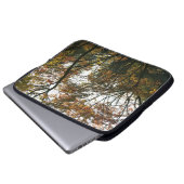 Japanischer Ahorn im Herbst Laptopschutzhülle (Vorne Knopf)