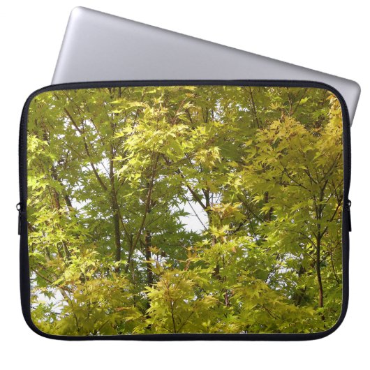 Japanischer Ahorn im Herbst Laptopschutzhülle (Vorderseite)
