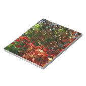 Japanischer Ahorn im Herbst Notizblock (Rotiert)