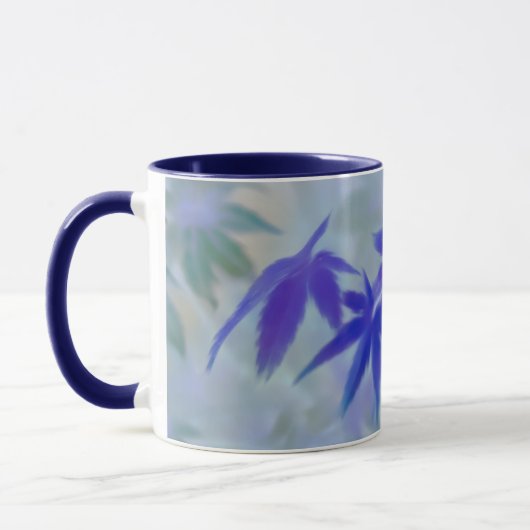 Japanischer Ahorn in blauer Tasse (Links)