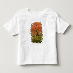 Japanischer Ahorn in Herbstfarbe Kleinkind T-shirt