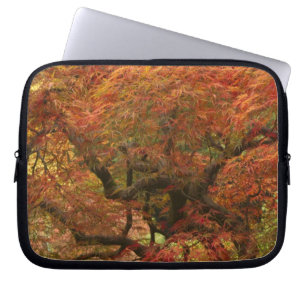 Japanischer Ahorn in Herbstfarbe Laptopschutzhülle