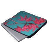 Japanischer Ahorn Laptopschutzhülle (Vorne Knopf)
