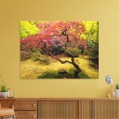Japanischer Ahornbaum Canvas Print Leinwanddruck (Insitu (Wohnzimmer))