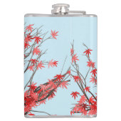 Japanischer Ahornbaum Flachmann (Rückseite)