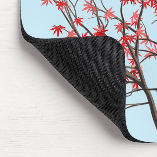 Japanischer Ahornbaum Mousepad (Ecke)