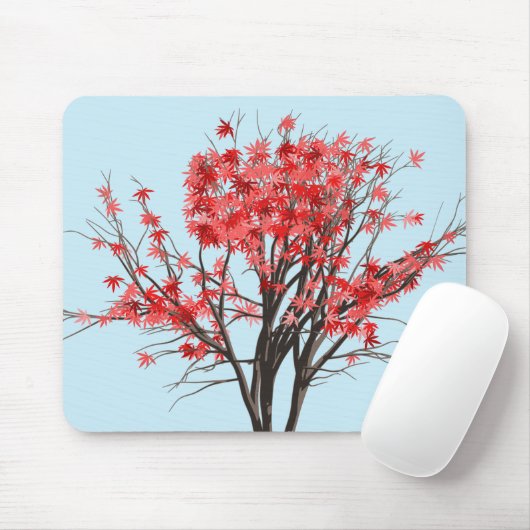 Japanischer Ahornbaum Mousepad (Mit Mouse)