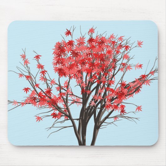 Japanischer Ahornbaum Mousepad (Vorne)